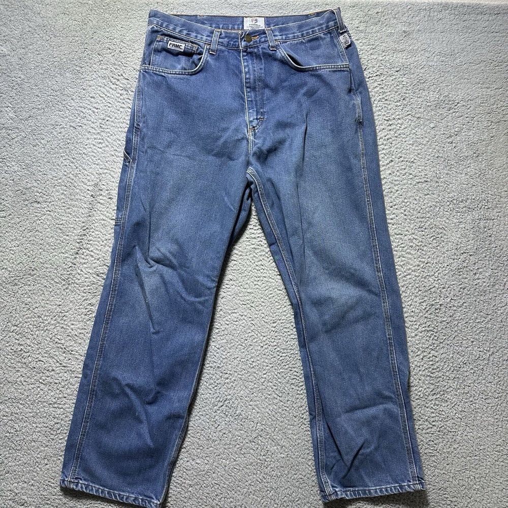 TYNDALE ARC RATED FLAME RESISTANT JEANS Men's Size 35 X 32 Cat 2 15 Cal